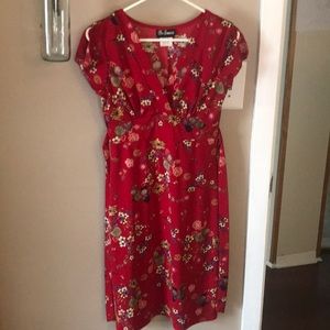 Cute red summer dress